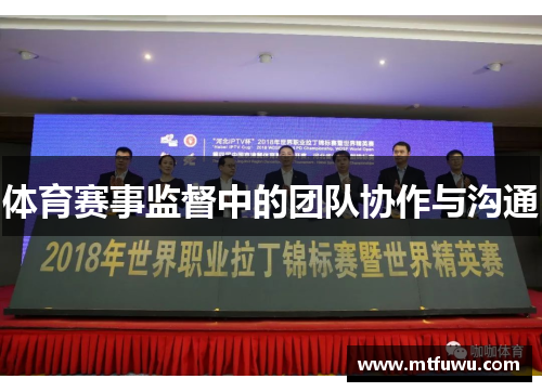 体育赛事监督中的团队协作与沟通
